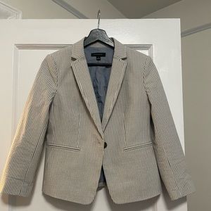 Ann Taylor striped blazer size 2